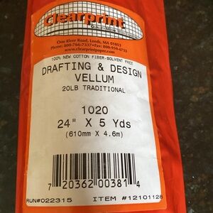 Drafting & Design Vellum - 20lb. Traditional - open package